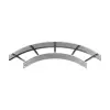 BAKS LDST200H110 Nagyfesztávú kábellétra külső sarokidom vízszintes 110x200mm 90 fokos szalaghorganyzott, anyagvastagság 3,0mm 412523