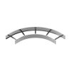 BAKS LDST600H100 Nagyfesztávú kábellétra külső sarokidom vízszintes 100x600mm 90 fokos szalaghorganyzott, anyagvastagság 3,0mm 410963