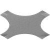 BAKS PZCZDP200 Kábellétra keresztidom fedél 200mm vízszintes, forgóretesszel, szalaghorganyzott, anyagvastagság 1,5mm 220102