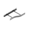 BAKS RDPC400/300H50N Kábellétra szűkítőidom 50x400/300mm jobbos, szalaghorganyzott, anyagvastagság 2,0mm 458340