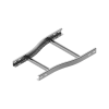 BAKS RDSC400/300H50N Kábellétra szűkítőidom 50x400/300mm szimmetrikus, szalaghorganyzott, anyagvastagság 2,0mm 457940