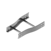 BAKS RDSP300/200H80N Kábellétra szűkítőidom 80x300/200mm szimmetrikus, szalaghorganyzott, anyagvastagság 1,5mm 497230