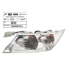  Bal hátsó irányjelző Piaggio Zip 2006 után motorkerékpár irányjelző