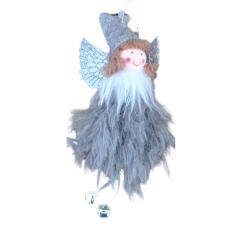 BALA - HOLDING Bt. Angyal figura dísz 16cm karácsonyi dekoráció