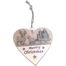 BALA - HOLDING Bt. Fa Szív dísz karácsonyfadísz