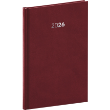 Balakon 2026 heti határidőnapló bordó 15x21 cm határidőnapló