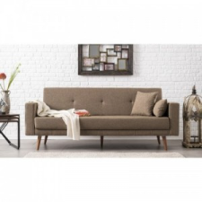 Balcab Home Dublin barna háromszemélyes kanapéágy bútor