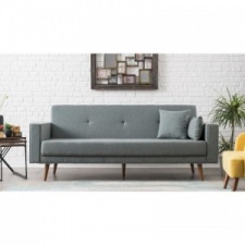 Balcab Home Dublin kék háromszemélyes kanapéágy bútor