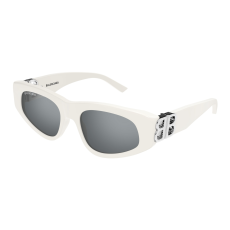 Balenciaga BB0095S-021 SHINY WHITE FLASH SILVER napszemüveg