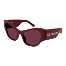 Balenciaga BB0259S-006 SHINY BURGUNDY RED napszemüveg napszemüveg