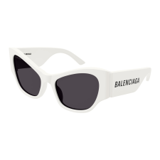 Balenciaga BB0259S-007 SHINY WHITE GREY napszemüveg napszemüveg