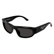 Balenciaga BB0388S 001 SHINY SOLID BLACK GREY napszemüveg napszemüveg