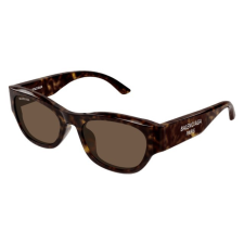 Balenciaga BB0389SK 002 SHINY DARK HAVANA BROWN napszemüveg napszemüveg