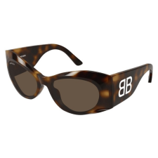 Balenciaga BB0394S 002 SHINY MEDIUM HAVANA BROWN napszemüveg napszemüveg