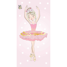 Balett, Balerina Dance fürdőlepedő, strand törölköző 70x140cm babatörülköző, kifogó