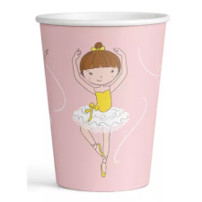 Balett Little Dancer papír pohár 8 db-os 250 ml party kellék