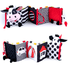 Bali Bazoo Kontrasztos plüss kihajtható könyv - Boci kreatív és készségfejlesztő