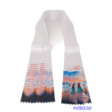  Ballagási szalag 6 cm - Tengerpart dekorációs kellék