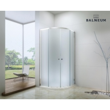 Balneum Royal íves zuhanykabin 6mm-es nano vízlepergető matt üveggel 80 kád, zuhanykabin