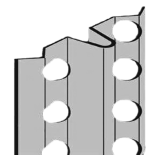 BaloBau BB Gyorsvakoló vezetőprofil 10 mm x 2,75 m alapozófesték