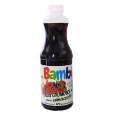 Bambi light erdeigyümölcs ízű gyümölcsszörp - 1000ml szörp