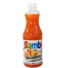 Bambi light sárgabarack ízű gyümölcsszörp - 1000ml szörp