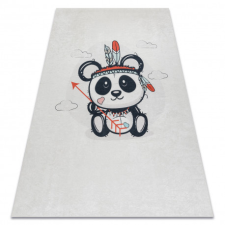 BAMBINO 1129 mosható szőnyeg panda gyerekeknek csúszásgátló - krém 80x150 cm lakástextília