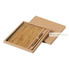  Bambusz A5 spirál jegyzetfüzet, 80 vonalas lap füzet