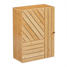 Bambusz fali szekrény natúr 55x40x20 cm 10045511 fürdőszoba bútor