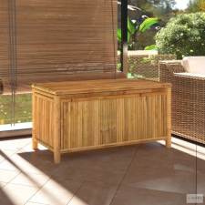  Bambusz kerti tárolóláda 110 x 52 x 55 cm kerti tárolás