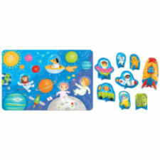 Banana Panda oktató puzzle, Fedezd fel az űrt, 48x32 cm, 20 db kreatív és készségfejlesztő