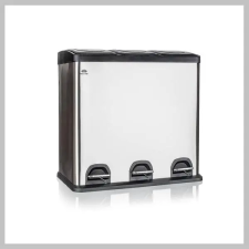 Banquet Brilanz Rozsdamentes acél szemetes SAVERY 60 l (3 x 20 l) 48860953 szemetes