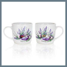 Banquet Kerámia bögre készlet LEVENDULA 360 ml, 2 db 60JG007 bögrék, csészék