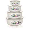 Banquet LAVENDER zománcozott edénykészlet, 8 db