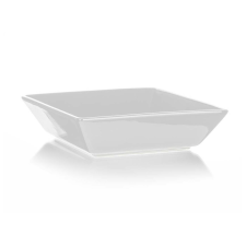 Banquet MITO mélytányér , 17 x 17 cm, fehér , fehér tányér és evőeszköz