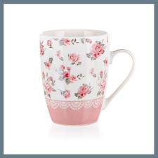BANQUET PINK FLOWER bögre, 340 ml, rózsaszín 
60221637 bögrék, csészék