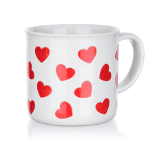  BANQUET RED HEARTS kerámia bögre 350 ml 60322840 bögrék, csészék