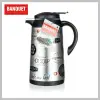 Banquet Termosz rozsdamentes acél CONTE 1 l, üveg betéttel, Coffee dekor 48786115