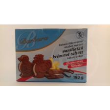 Barbara Barbara gluténmentes kakaós keksz vanília tölt. étbevonatos 150 g reform élelmiszer