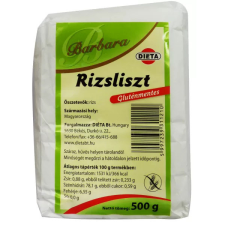 Barbara gluténmentes rizsliszt 500g reform élelmiszer