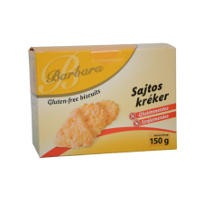 Barbara gluténmentes sajtos kréker 150 g csokoládé és édesség
