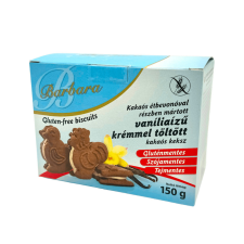 Barbara vanília krémmel tölt. keksz 150g csokoládé és édesség