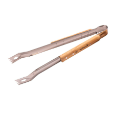 Barbecook BC-ACC-7069 rozsdamentes acél fogó, gumifa nyél, 100% FSC, 40cm kerti sütés és főzés