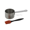BARBECOOK BC-ACC-7211 rozsdamentes acél edény szilikon ecsettel