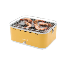 BARBECOOK BC-CHA-1016 Carlo asztali faszenes grill, sárga, 44x33x21cm grillsütő