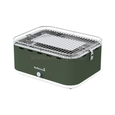 BARBECOOK BC-CHA-1018 Carlo asztali faszenes grill, zöld, 44x33x21cm grillsütő