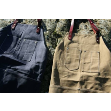 Barber - Pro Series Heavy Duty Barber Apron Grey borbély kötény szürke üzletberendezés, dekoráció