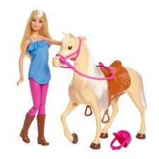 Barbie baba és ló játékkészlet barbie baba