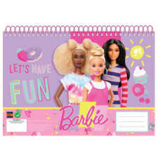 Barbie Barbie Happy Thoughts A/4 spirál vázlatfüzet, 30 lapos füzet