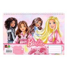 Barbie Barbie Paints A/4 spirál vázlatfüzet, 30 lapos füzet